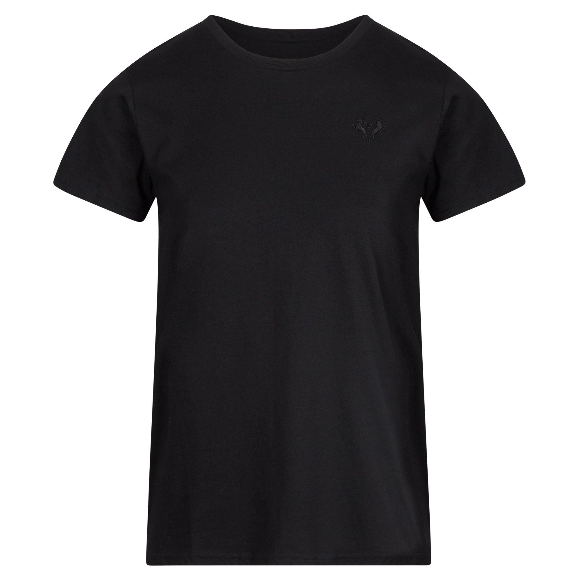 Womens Organic Cotton T-Shirt Black - Trybe